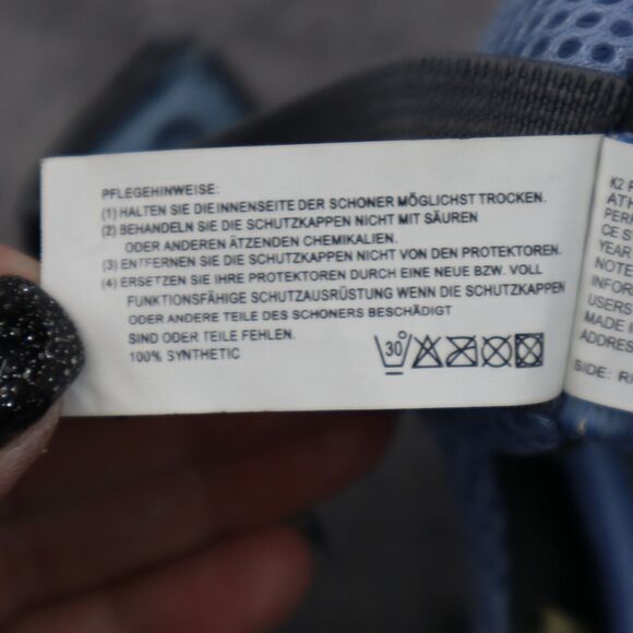 K2 Athena Pads Outdoor Safety Gear Adult Large Blue Wrist Elbow Knee Protection - Picture 9 of 16